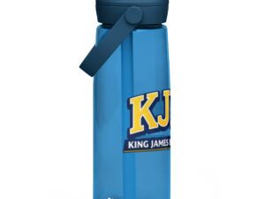 Flip straw water bottle