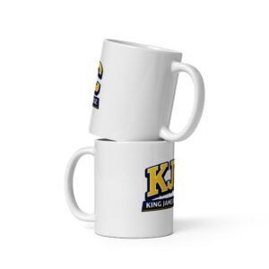 White glossy mug